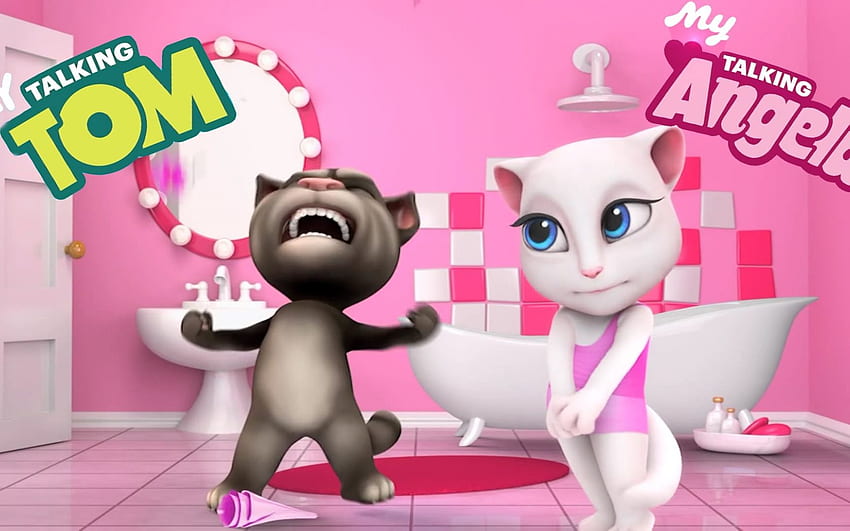 My Talking Tom vs My Angela Who is Better [Android Games [] for your , Mobile & Tablet. Разгледайте Говорещия Том. Говорещият Том, Говорещата Анджела HD тапет