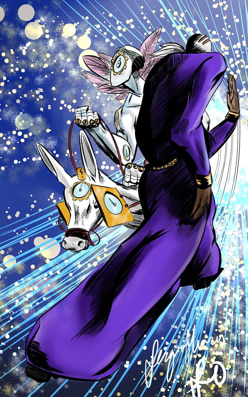 SergDraws - Enrico Pucci with his stand, Made in Heaven. Just recently finished Stone Ocean and it was phenomenal. HD phone wallpaper