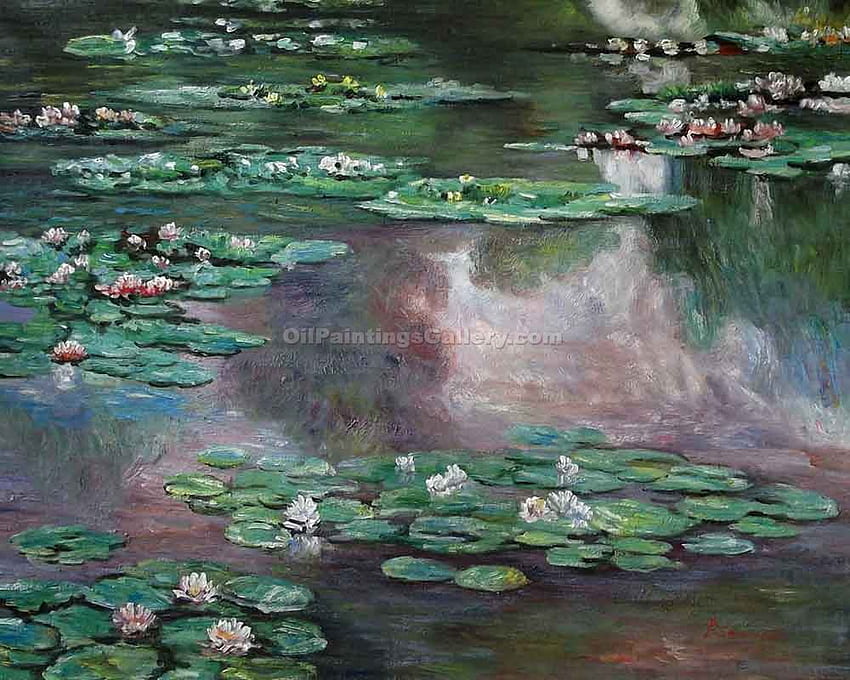 Lilie wodne Monet - Lekcje, Lilie wodne Claude Monet Tapeta HD