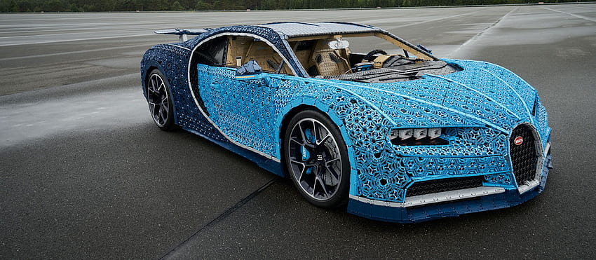 Governable øjenvipper Pjece Life Size LEGO® Technic™ Bugatti Chiron 1:1 Working Supercar HD wallpaper |  Pxfuel