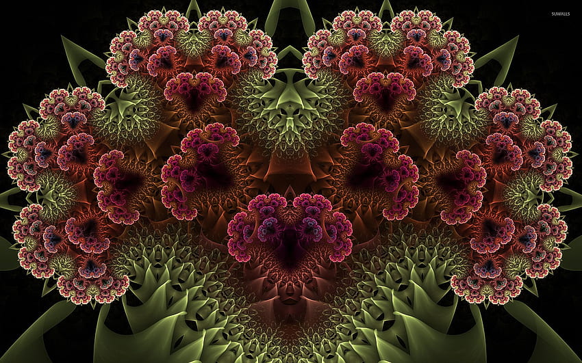 Fractal cauliflower - Abstract HD wallpaper