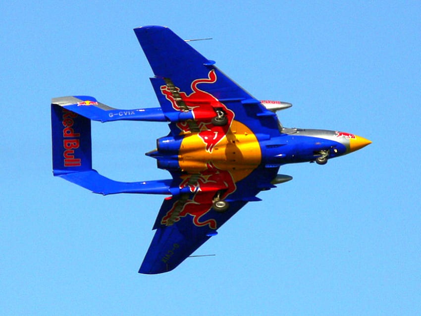 Red Bull, pesawat, cantik Wallpaper HD