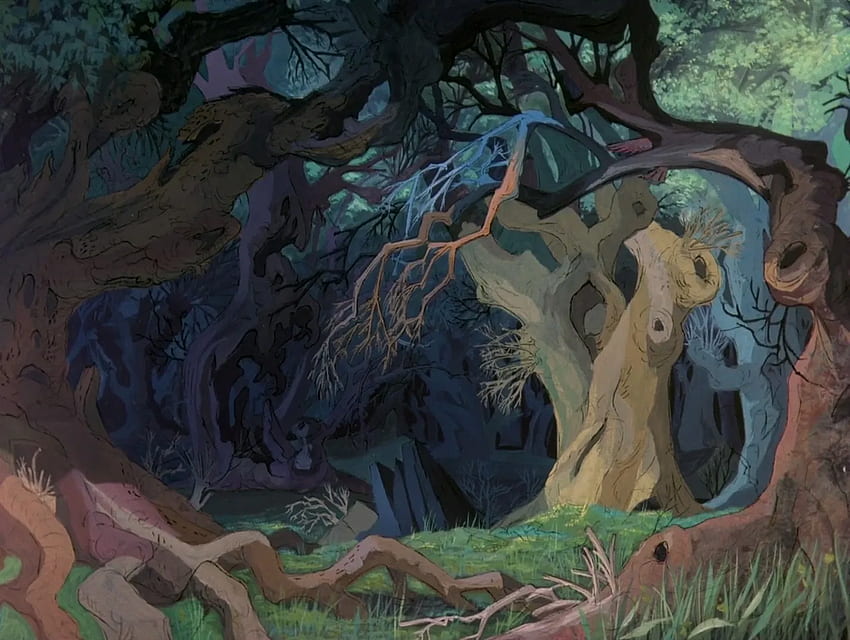 Tohad - The Sword in the Stone'dan Arka Plan (1963, Walt Disney Productions) HD duvar kağıdı