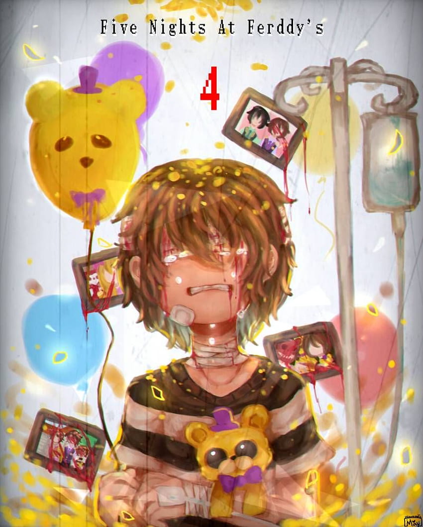 FiveNights At Freddy's 4. Anime fnaf, Chris afton, Fnaf HD電話の壁紙