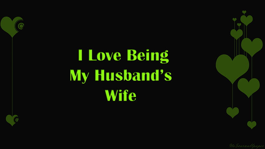 I Love My Husband background, Husband and Wife HD wallpaper