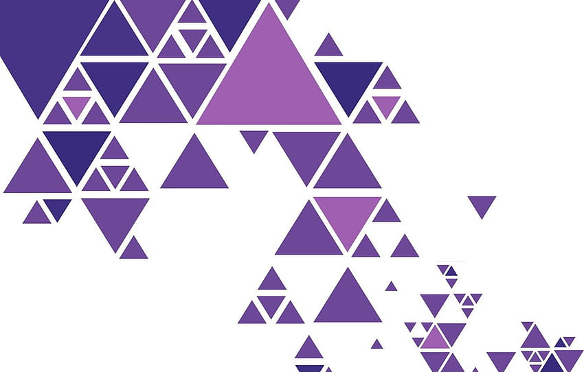 abstraction, vector, colorful, geometry, background, triangle for , section абстракции, Colorful Geometric Triangle HD wallpaper