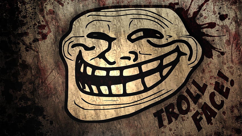 Tło twarzy trolla Tapeta HD