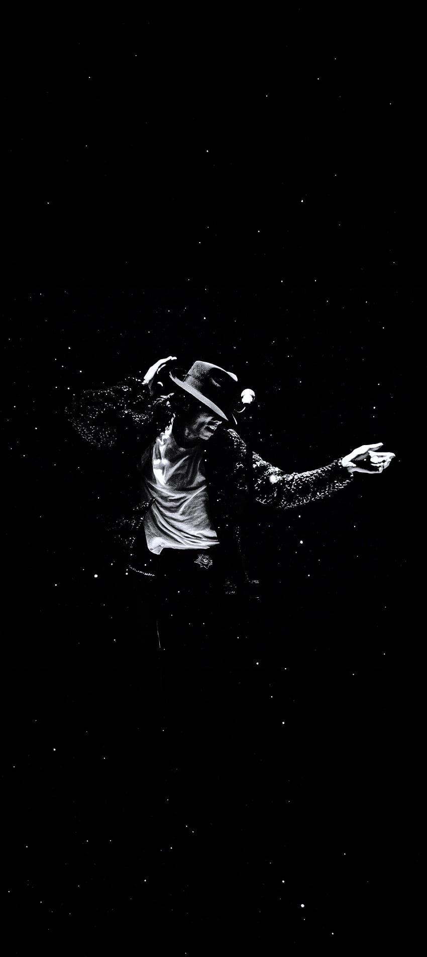 iPhone X 用の AMOLED を作りました!, Michael Jackson Aesthetic HD電話の壁紙