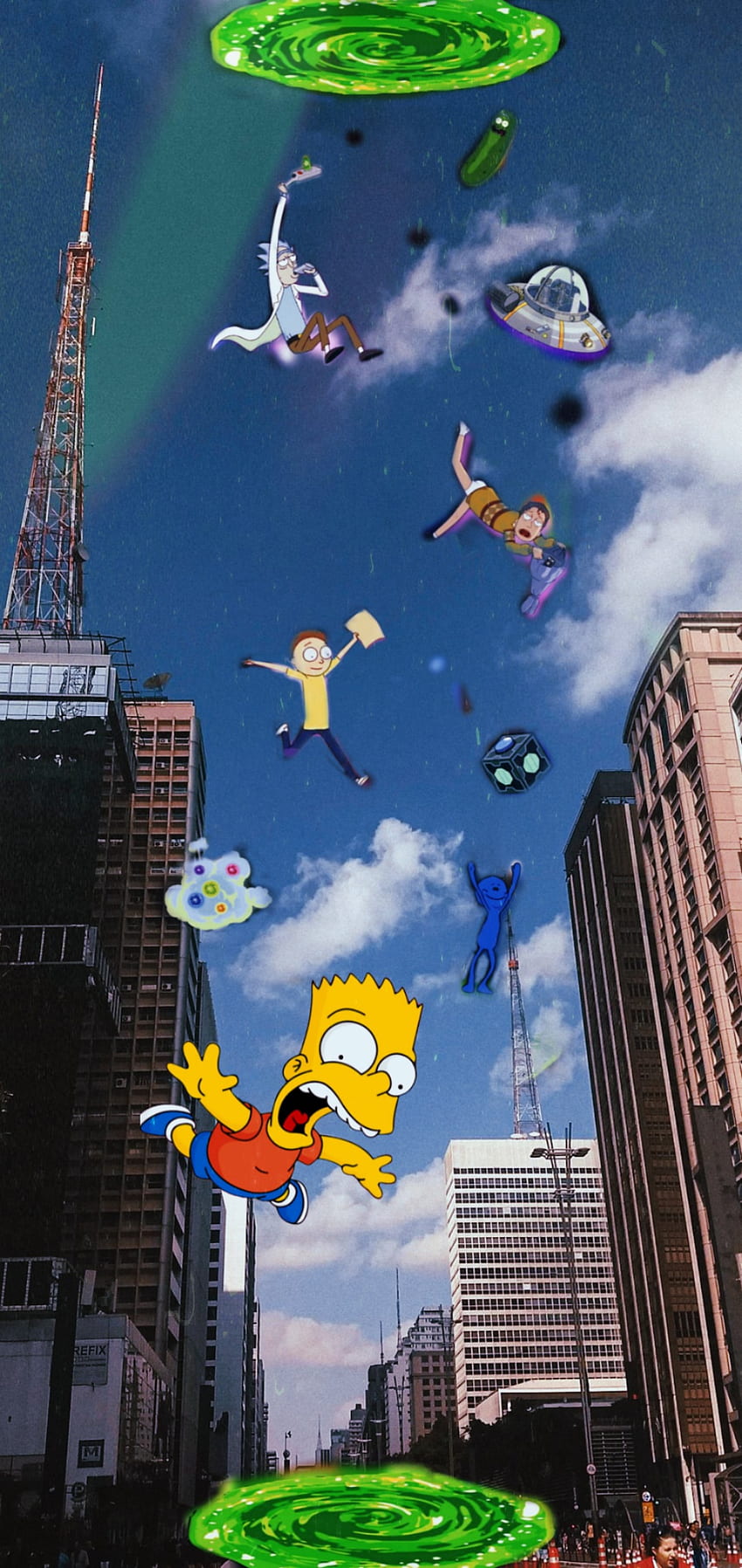 Fondo pantalla anime, Cielo, Paisaje, Nubes, Bart HD phone wallpaper |  Pxfuel