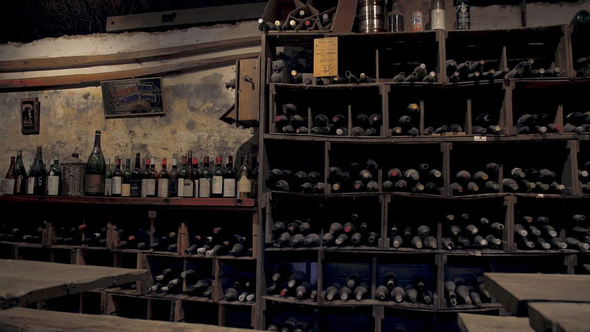 Drink Old wine cellar full of vintage bottles of wine, Vintage Beer HD wallpaper