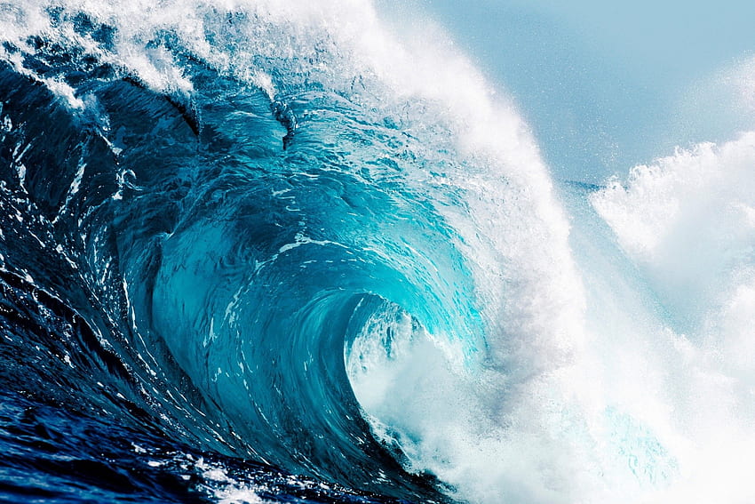 Breaking Wave, Sea, Foam HD wallpaper