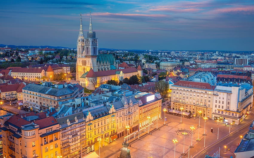 Zagreb, Zagreb Kroatien HD-Hintergrundbild