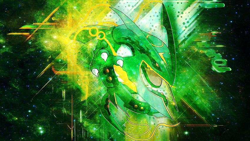 Shiny Mega Rayquaza - Novocom.top HD phone wallpaper