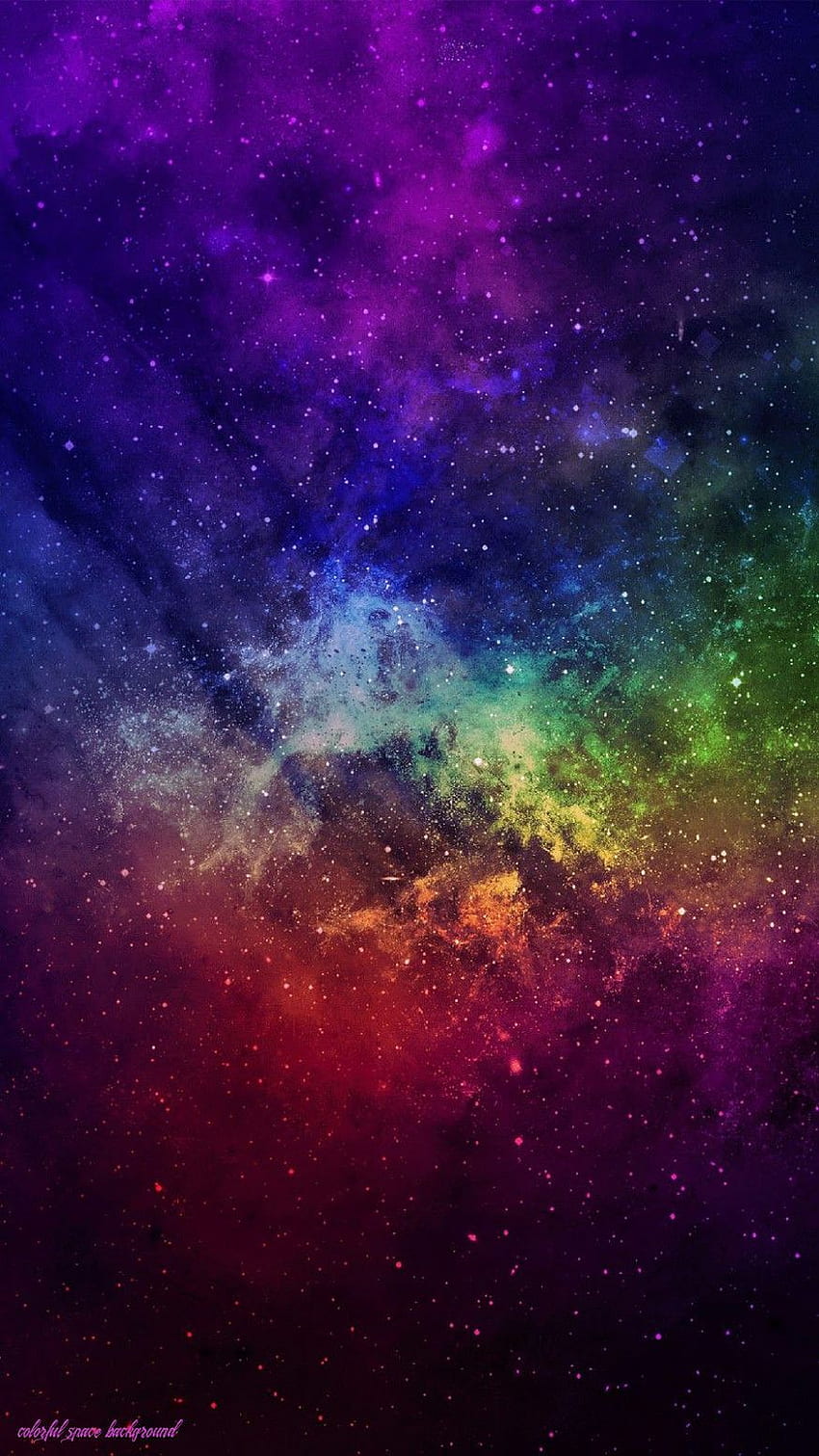 Nebula In Outer Space, Colorful Space Wallpaper Art Print | lupon.gov.ph