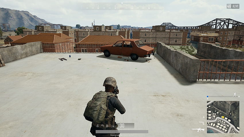 Rooftop Parking now available in North Georgopol! : PUBG HD wallpaper
