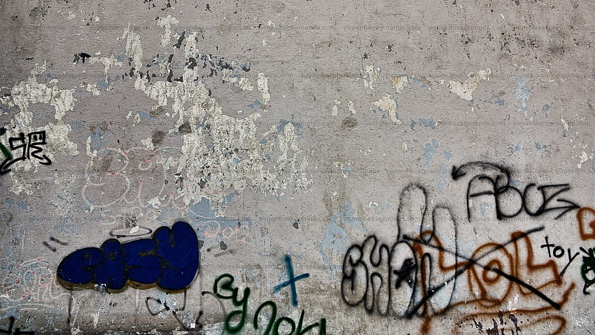 Vintage graffiti backgound wall HD wallpaper