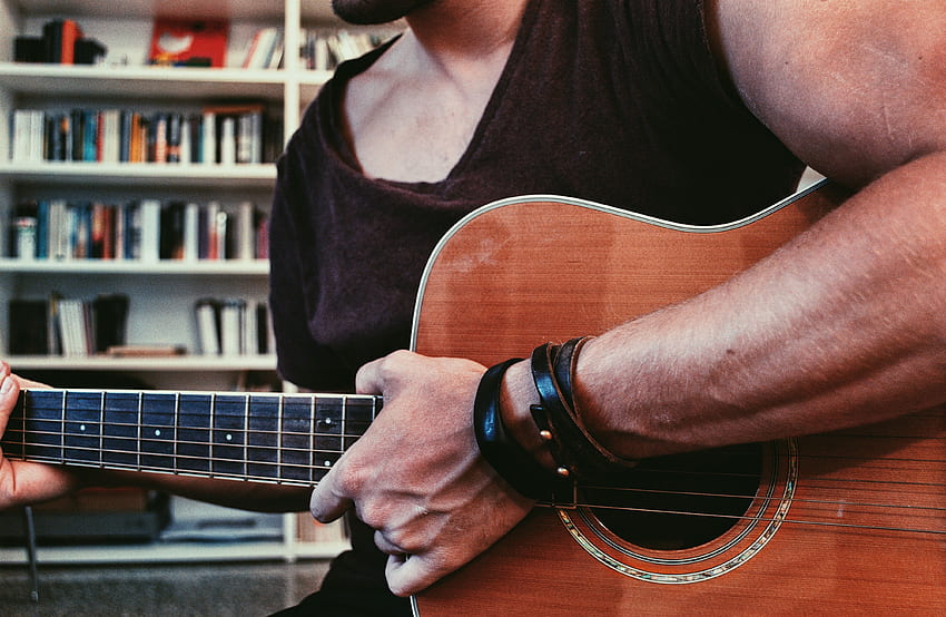 Guitarra, Música, Mão, Instrumento Musical papel de parede HD