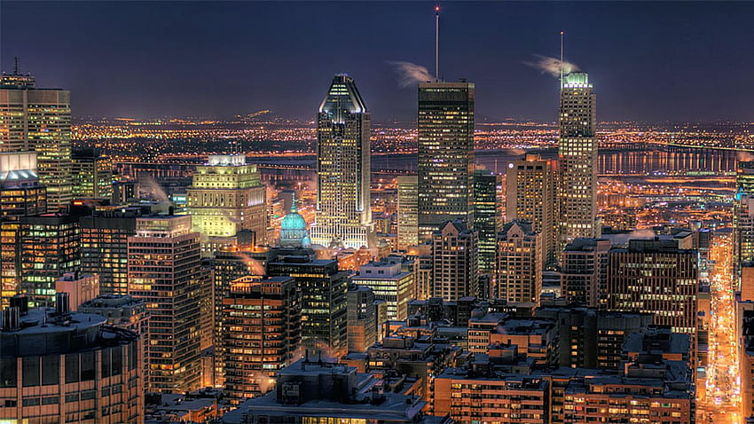 Montreal High Resolution 's Collection, Montreal Skyline HD wallpaper