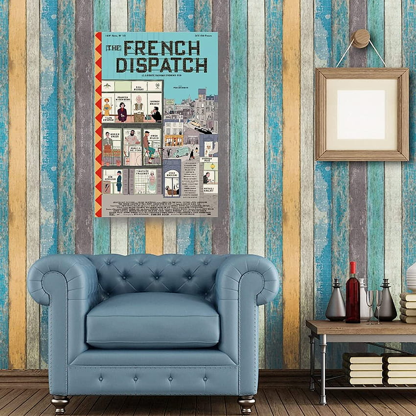HANGSI The French Dispatch (2021) American Comedy Movie Posters Canvas Wall Art Poster Decorative Bedroom Modern Home Print Artworks Posters inch(cm): Posters & Prints HD phone wallpaper
