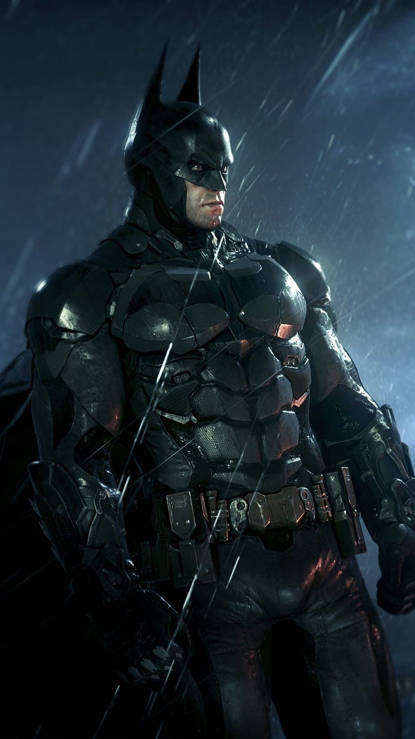 Batman: Arkham Knight, Game PS4, Malam Hujan IPhone 8 7 6 6S Plus , Latar Belakang wallpaper ponsel HD