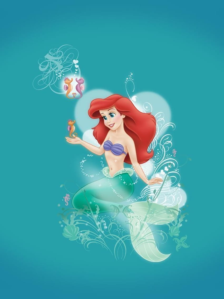 Little Mermaid, Ariel and Eric HD phone wallpaper