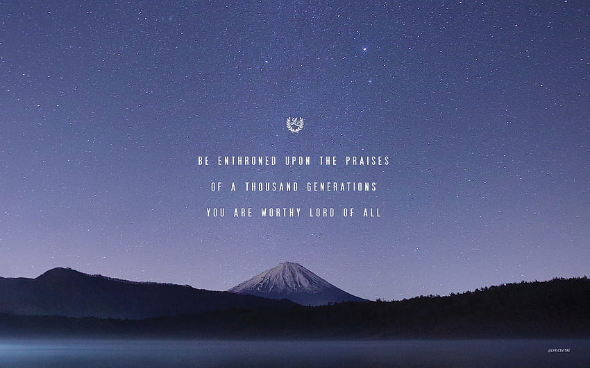 Be Enthroned // Bethel Music + Jeremy Riddle HD wallpaper