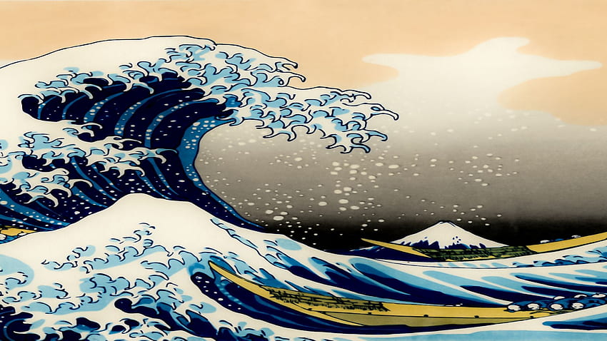 the great wave off kanagawa by k liss customization HD wallpaper