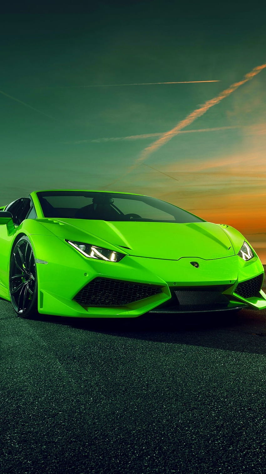Slime Green Lamborghini, Cool Green Lamborghini Tapeta na telefon HD