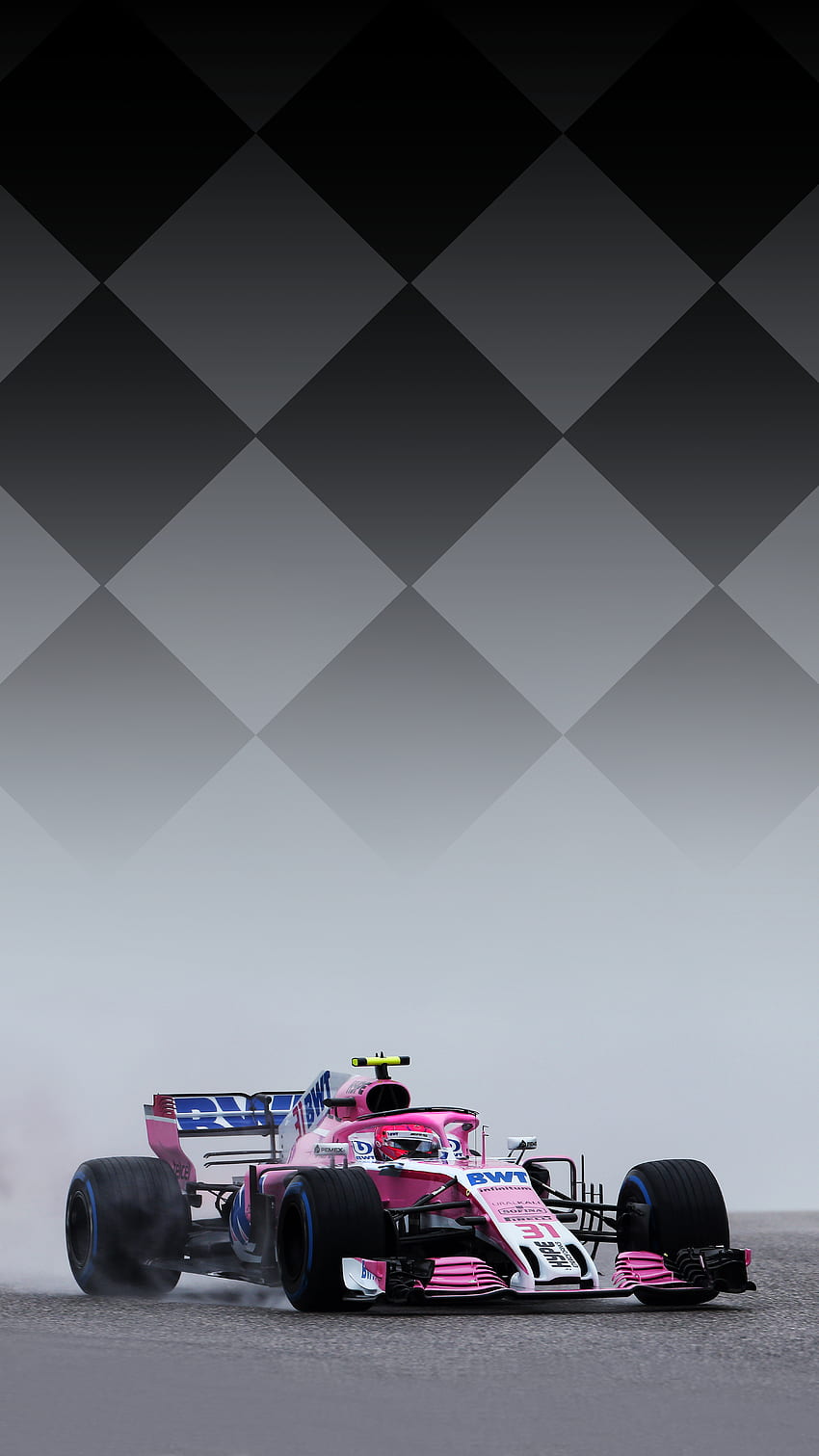 Esteban Ocon - 레이싱 포인트 포스 인디아 [모바일] : formula1 HD 전화 배경 화면