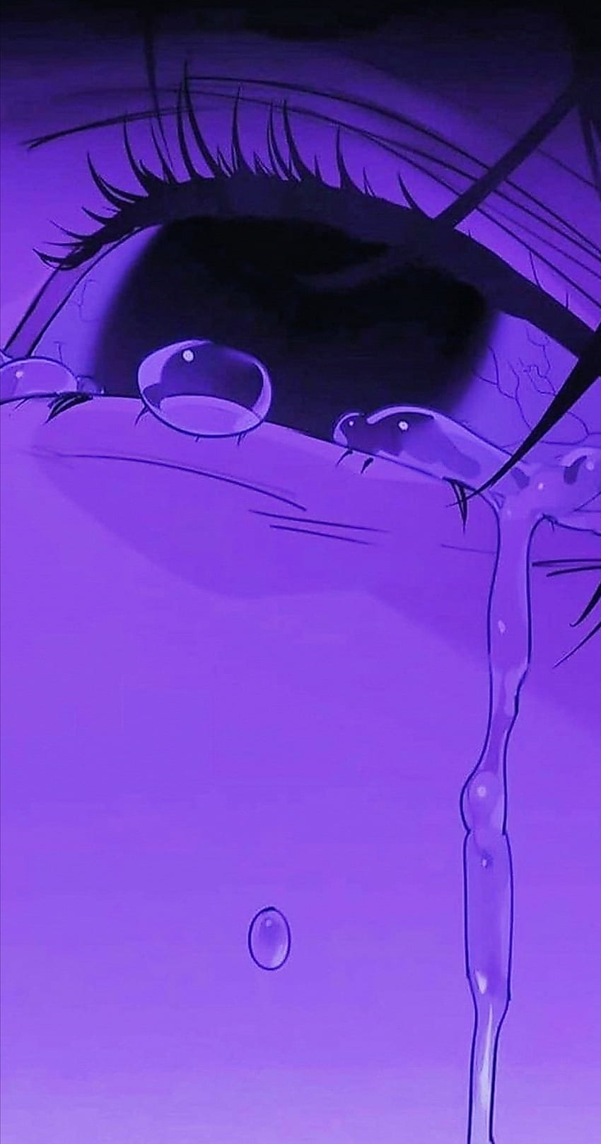 Beautiful anime Oshi No Ko with purple eyes 4K wallpaper download