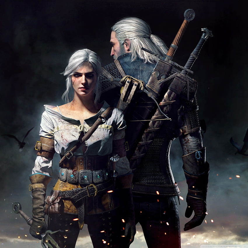 The Witcher 3 Wild Hunt Geralt et Ciri Ultra Background pour U TV : écran large et ultra large et ordinateur portable : multi-affichage, double moniteur : tablette : smartphone, Witcher 3 Android Fond d'écran de téléphone HD