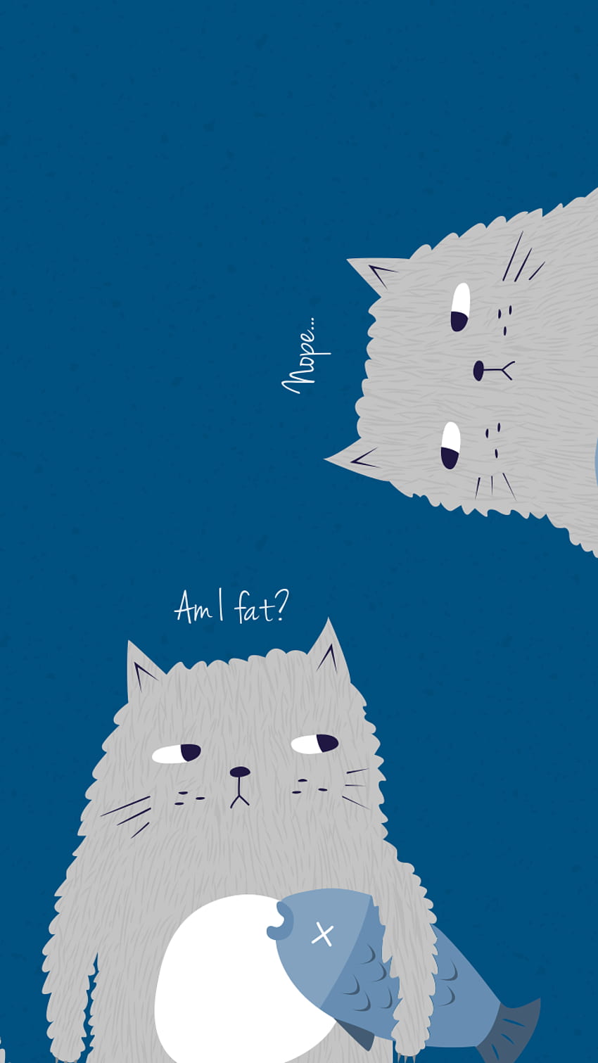 Cute anime cat wallpaper. AI Stock Illustration | Adobe Stock