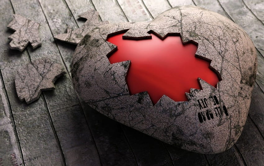 Heart Puzzle . Heart Puzzle stock HD wallpaper