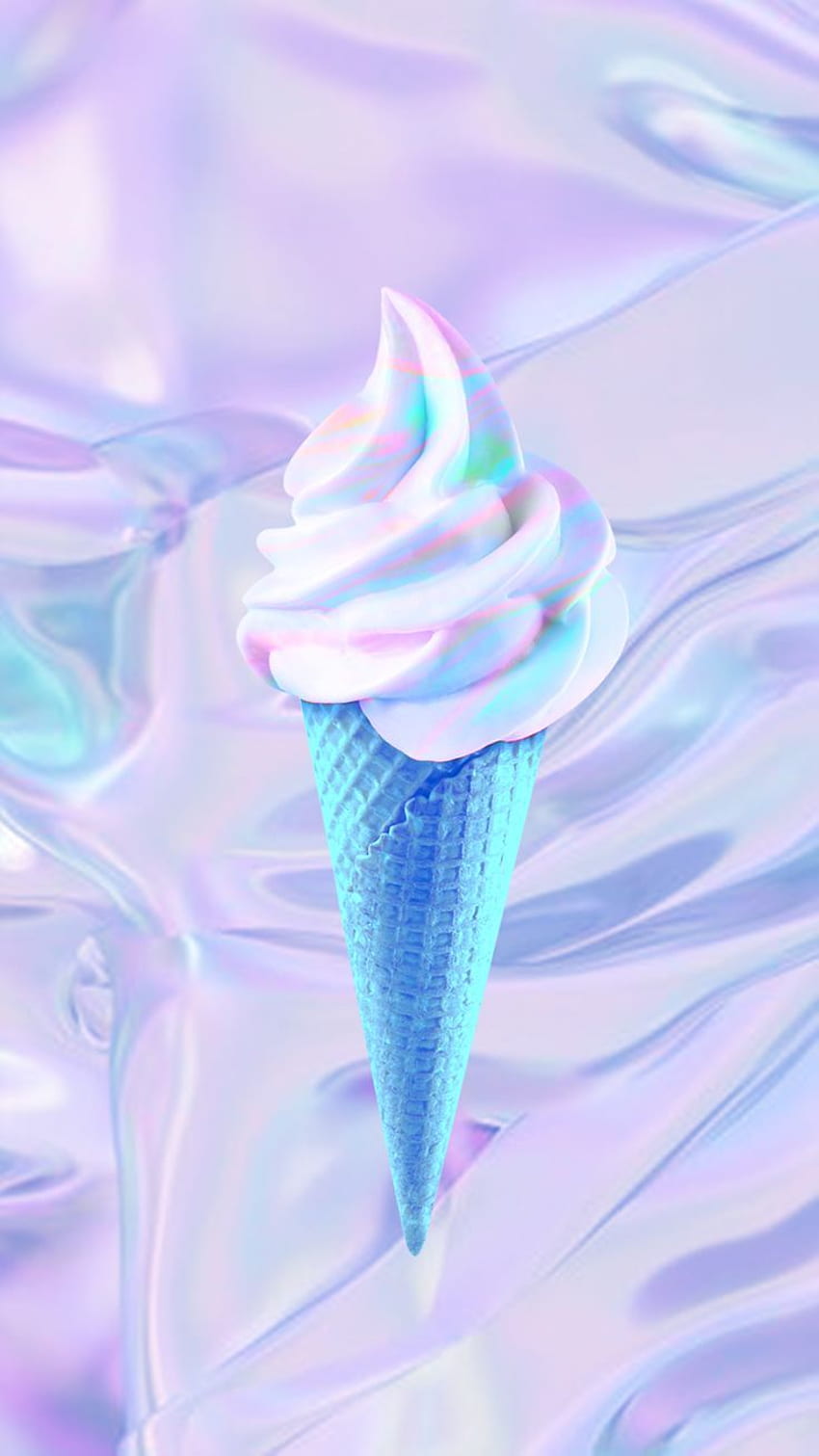 SorveteHolo by Gocase, holographic, ice cream, trip, travel, paper. Cream , Ice cream , Holographic, Ice Cream Colorful Summer HD phone wallpaper