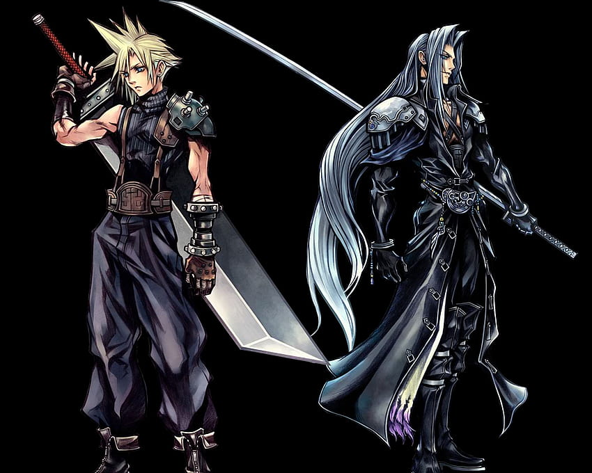 final fantasy vii sephiroth final fantasy viii cloud strife – Jeux vidéo Final Fantasy, Cloud vs Sephiroth Fond d'écran HD