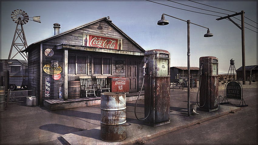 3,700 Vintage Gas Station Stock Photos, High-Res Pictures, and Images -  Getty Images