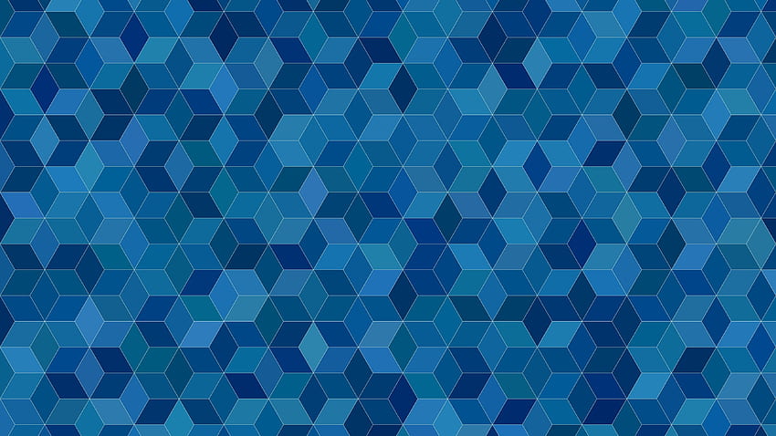 Polygons Abstract Patterns , Blue Polygon HD wallpaper