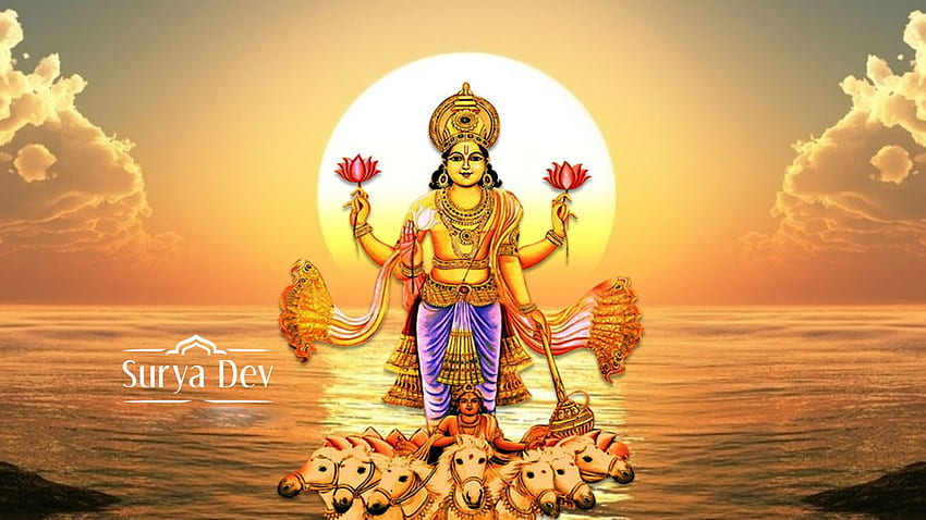 Surya Dev 1366×768. Hindu Tanrıları ve Tanrıçaları, Surya Bhagwan HD duvar kağıdı