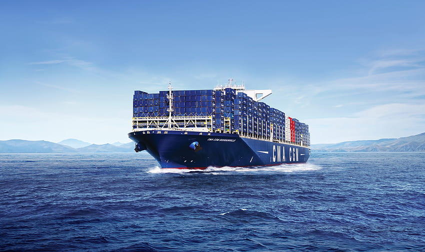 Sea, Container Ship, Ship . Mocah, Shipping Container HD wallpaper