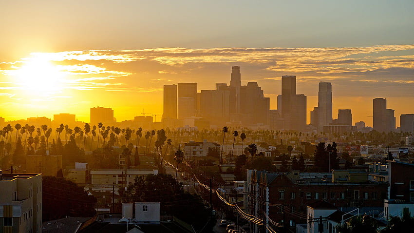 Downtown LA Background. Beautiful , and Naruto Background, Los Angeles HD wallpaper