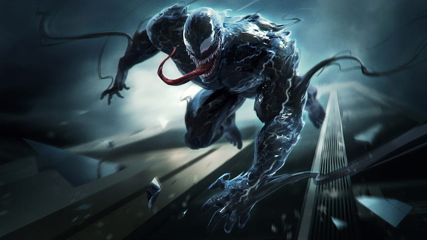 Venom, vilão, obra de arte, 2018 papel de parede HD