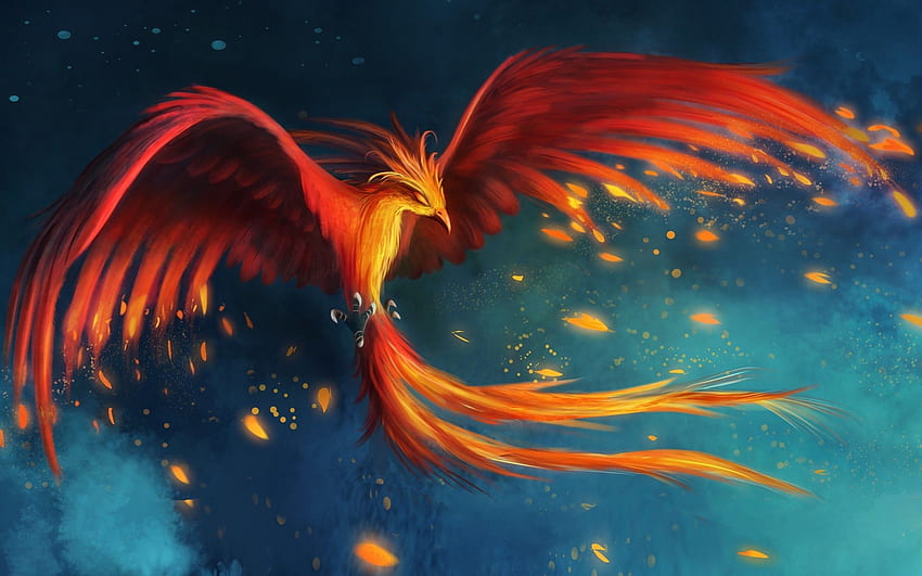 불사조와 문화의 영원한 인기, Mythical Phoenix HD 월페이퍼