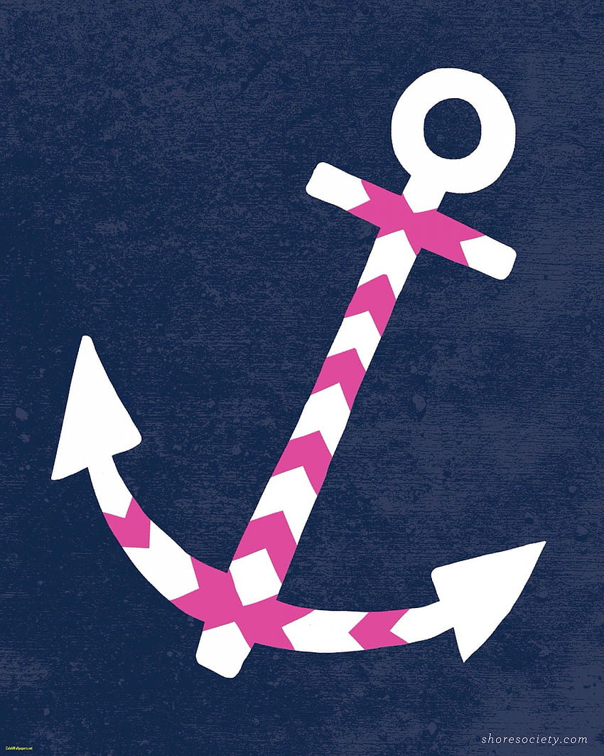 Anchor background, Pink Nautical HD phone wallpaper