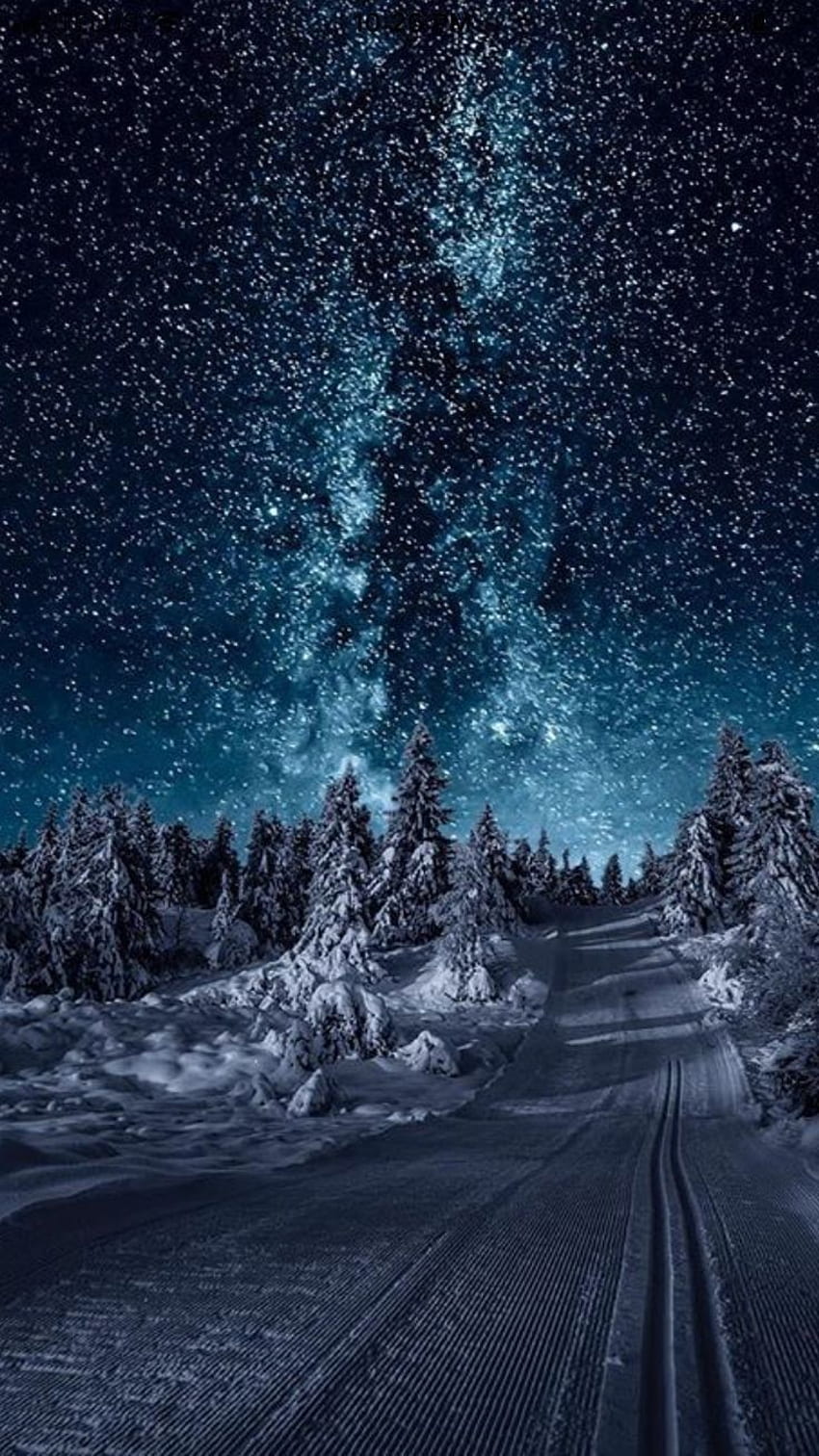 Pin oleh Ahammad Tausif Mayeen di . Gambar alam, Fotografi alam, Pemandangan, Snow Galaxy HD phone wallpaper