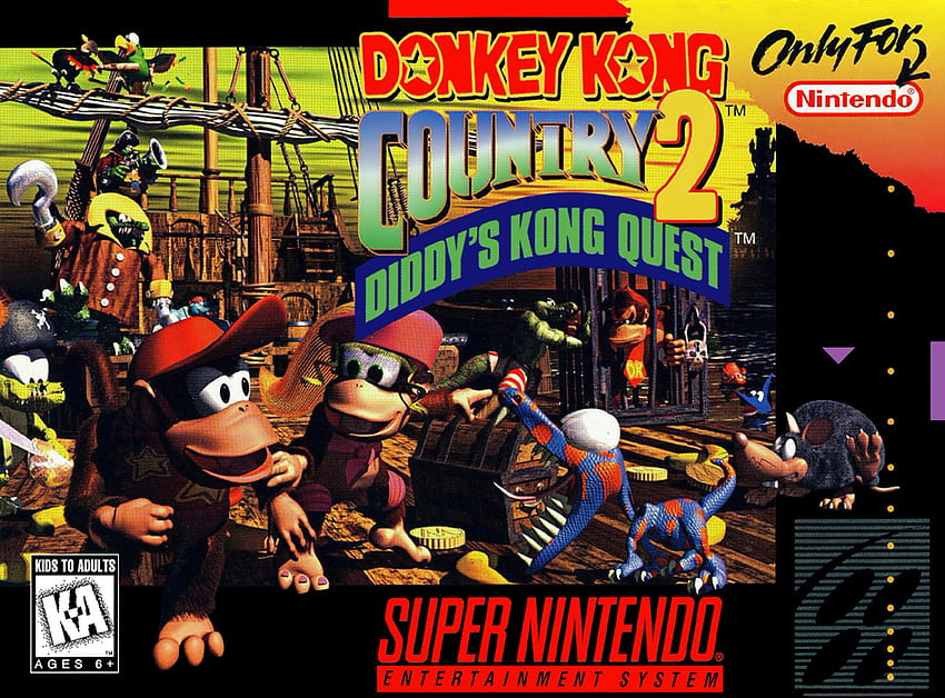 Donkey Kong Country, Donkey Kong Country 2 HD тапет