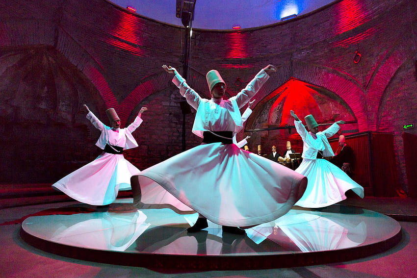 Танци по целия свят, за да ви накарат да се забавлявате, суфийски танц HD тапет