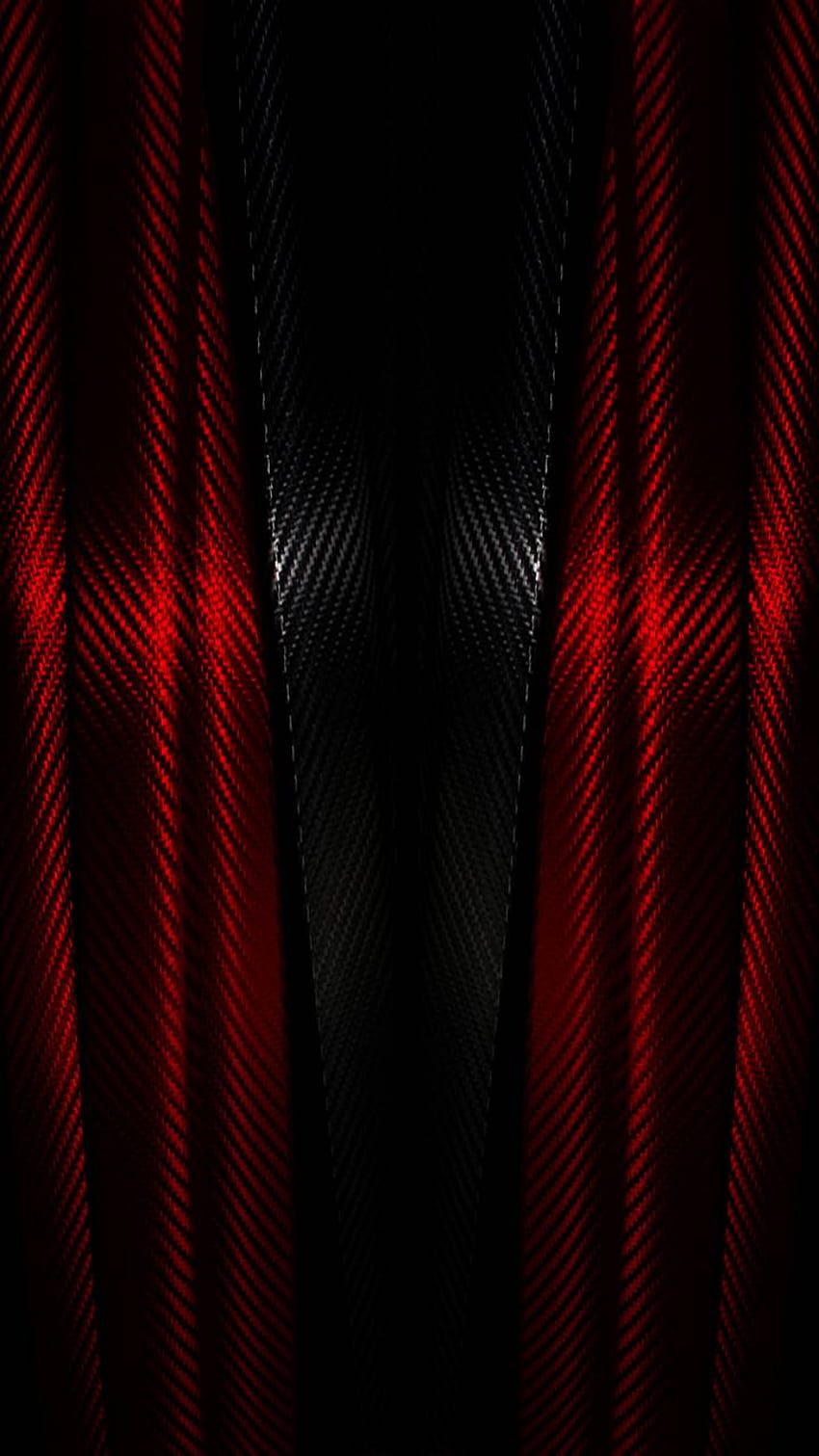 Fibre de carbone rouge, fibre de carbone noire et rouge Fond d'écran de téléphone HD