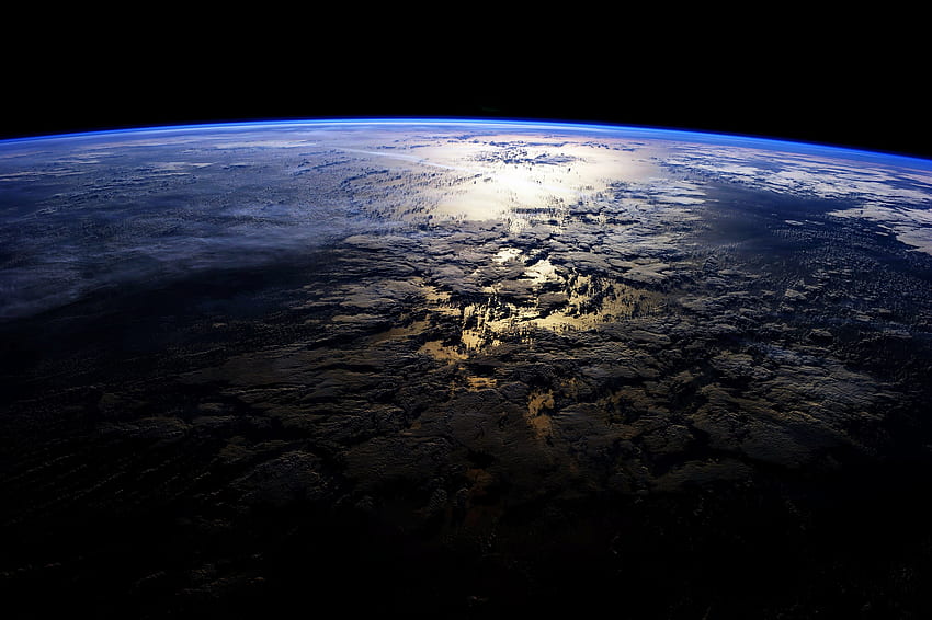 Universum, Dunkel, Oberfläche, Planet, Inseln HD-Hintergrundbild