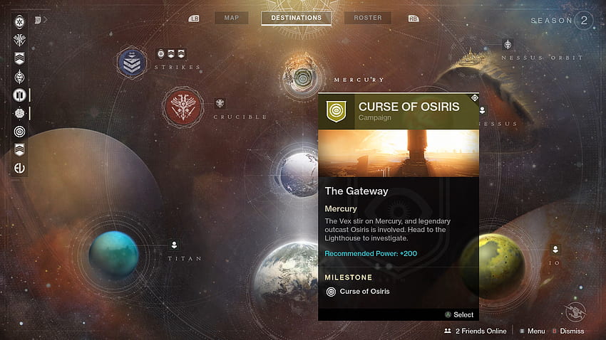 Destiny 2 Curse of Osiris The Gateway Quest HD wallpaper