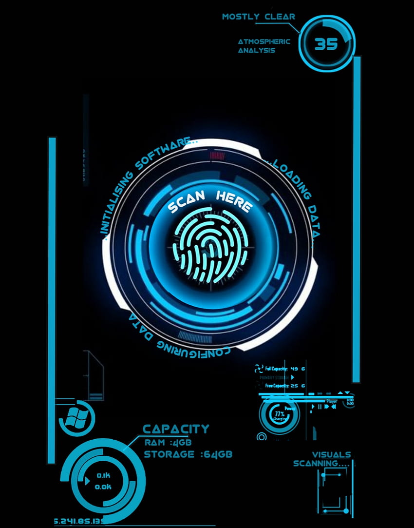 Display Fingerprint, ironman, fingerprint, HD phone wallpaper | Peakpx